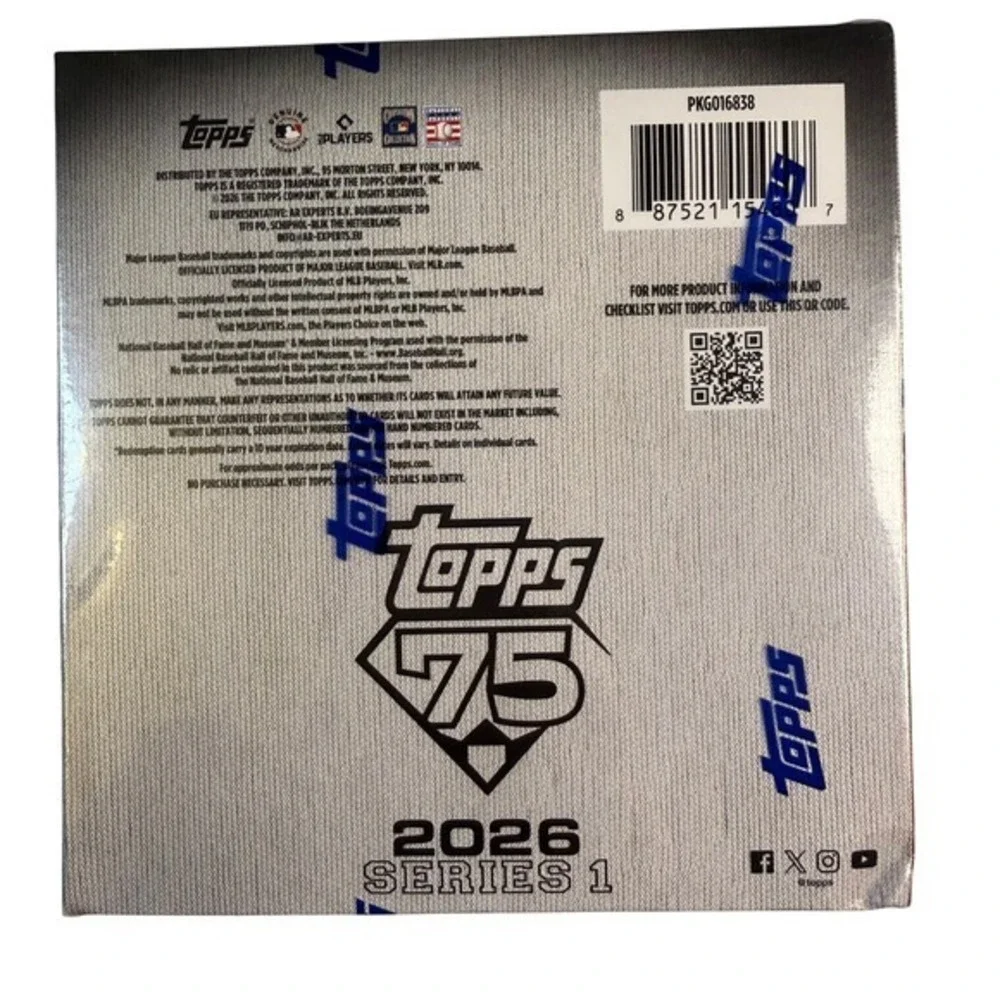 2026 Topps Series 1 Baseball Mega Box Factory Sealed 196 Cards MLB New - Picture 2 of 4